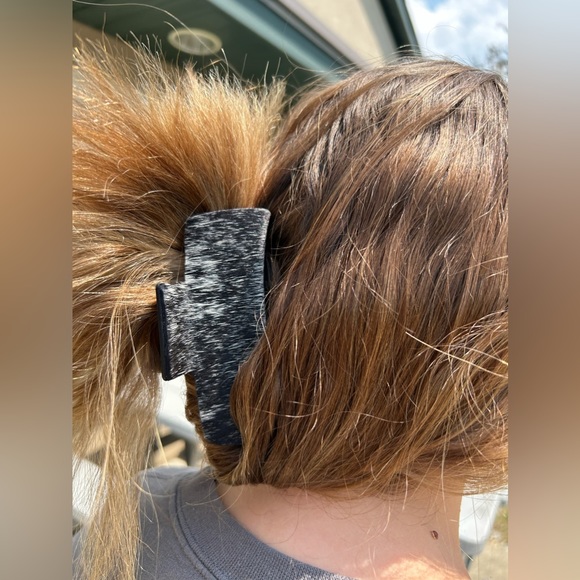 Cow Hide Hair Clips - Picture 7 of 10